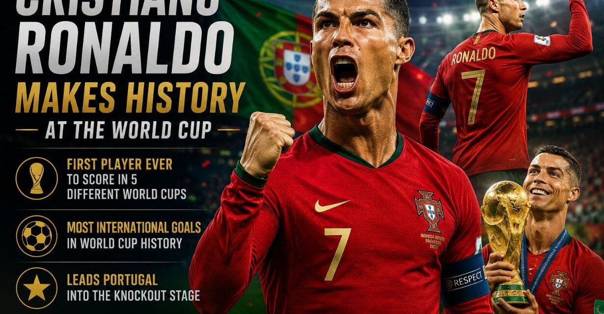 Cristiano Ronaldo Makes History at the World Cup