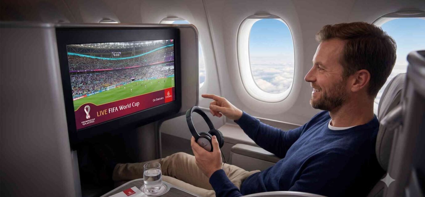 Emirates Airlines to Broadcast FIFA World Cup Matches on Flights